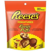Hershey's - Reese's Miniature Peanut Butter Cups with Reese Puffs, 163 Millilitre