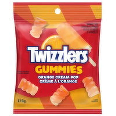 Twizzlers - Gummies Orange Cream Pop, 170 Gram