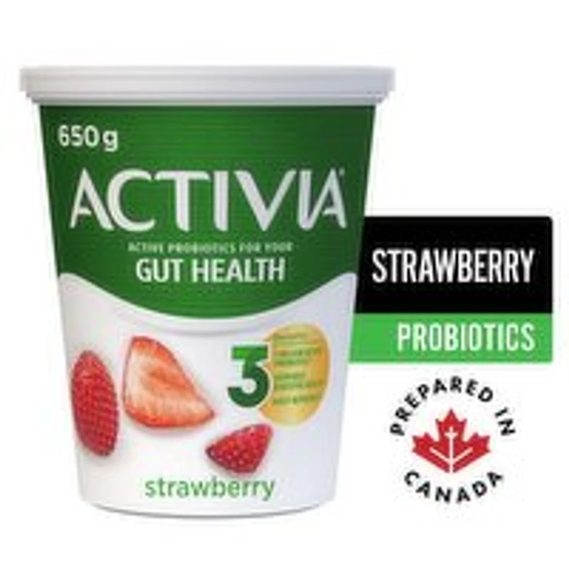 Activia - Probiotic Yogurt Strawberry 2.9% M.F., 650 Gram
