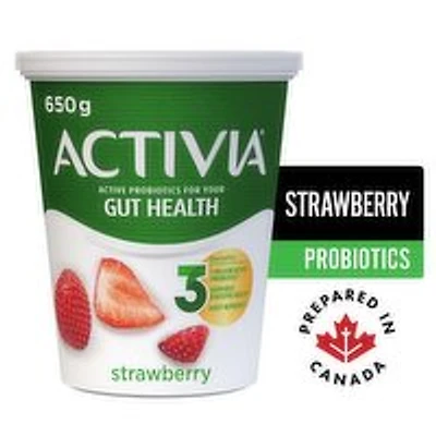 Activia - Probiotic Yogurt Strawberry 2.9% M.F., 650 Gram