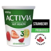 Activia - Probiotic Yogurt Strawberry 2.9% M.F., 650 Gram
