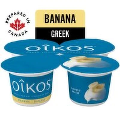 Oikos - Banana Greek Yogurt 2% M.F., 4 Each
