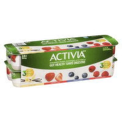 Activia - Probiotic Yogurt Multipack Fruit 2.9% M.F., 24 Each
