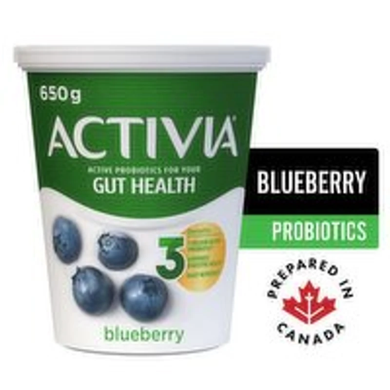 Activia - Probiotic Yogurt Blueberry 2.9% M.F., 650 Gram