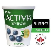 Activia - Probiotic Yogurt Blueberry 2.9% M.F., 650 Gram