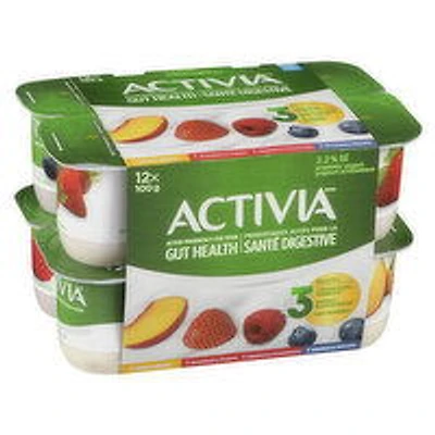 Activia - Probiotic Yogurt - Strwbrry/Blubrry/Raspbrry/Peach, 100 Gram