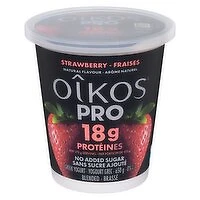 Oikos - Pro High Protein Strawberry Flavour Yogurt, 650 Gram