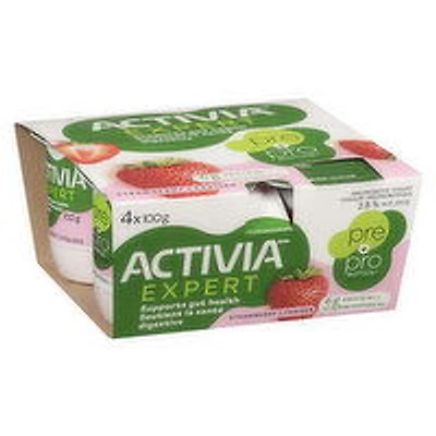 Activia Expert - Strawberry Probiotic Yogurt, 400 Gram