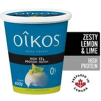 Oikos - Greek Yogurt High Protein - 0% M.F. Zesty Lemon & Lime, 650 Gram