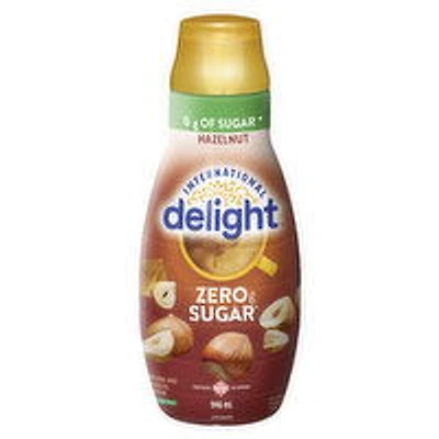 International Delight - Zero Sugar Hazelnut Coffee Creamer, 946 Millilitre