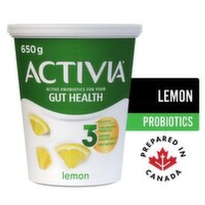 Activia - Probiotic Yogurt Lemon, 650 Gram