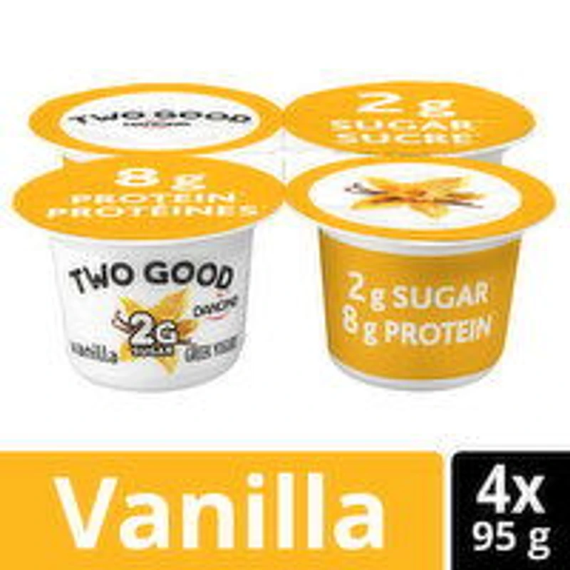 Two Good - Greek Yogurt, Vanilla Flavoured, 380 Gram