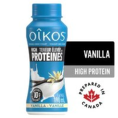 Oikos - Drinkable Greek Yogurt High Protein Vanilla, 190 Millilitre