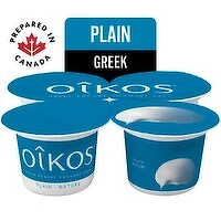Oikos - Plain Greek Yogurt 2% M.F., 4 Each