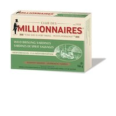 Millionnaires - Wild Brisling Sardines, Mediterranean, 106 Gram