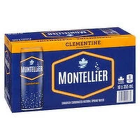 Montellier - Carbonated Water Clementine, 10 Each