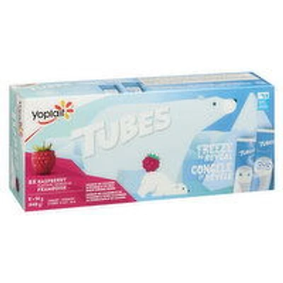 Yoplait - Raspberry Yogurt Tubes, 448 Gram