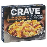 Crave - All Day Breakfast Bacon & Egg Scramble with, 200 Gram