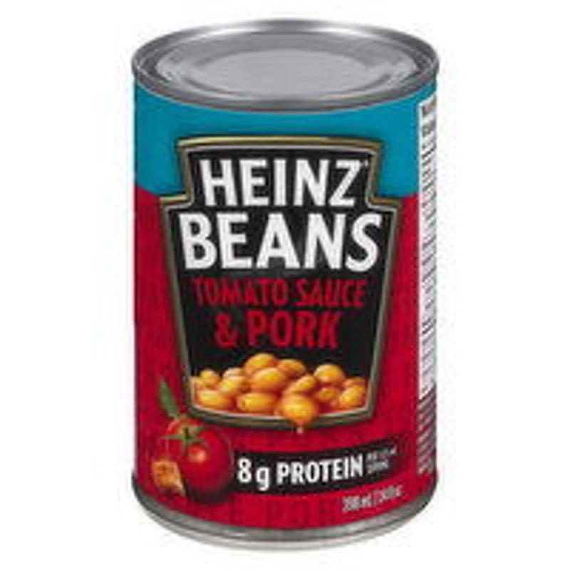 HEINZ - Beans Tomato Sauce & Pork, 398 Millilitre