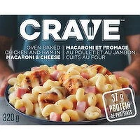 Crave - Oven Baked Chicken and Ham in Macaroni & Che, 320 Gram