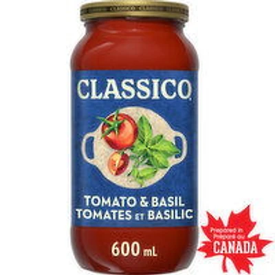 Classico - Tomato & Basil, 600 Millilitre