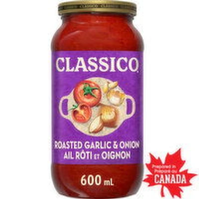 Classico - Classico Roasted Garlic and Onion, 600 Millilitre