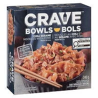 Crave - Chili Sesame Noodles with Pork, 340 Gram