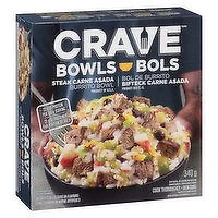 Crave - Steak Carne Asada Burrito Bowl, 340 Gram