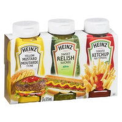 HEINZ - Picnic Pack - Condiments, 3 Each