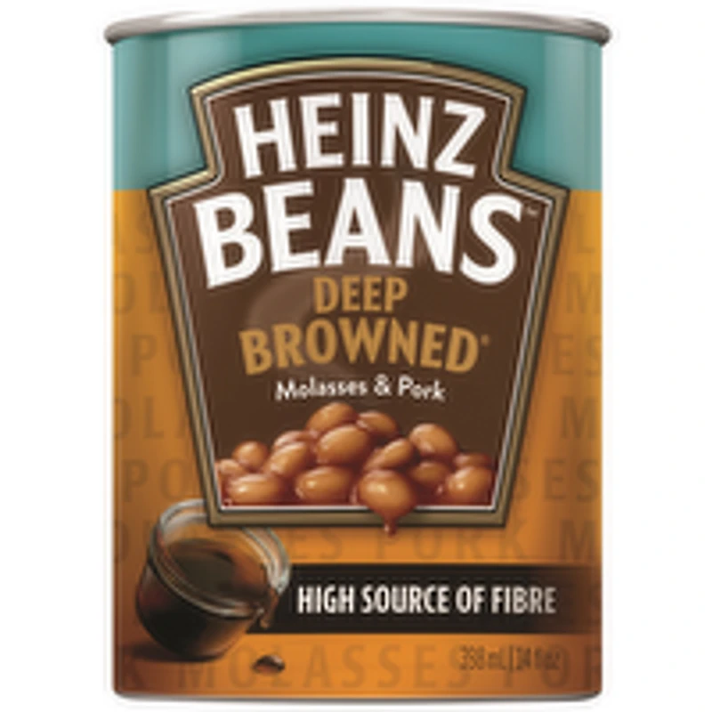 HEINZ - Beans Deep Browned, Molasses & Pork, 398 Millilitre