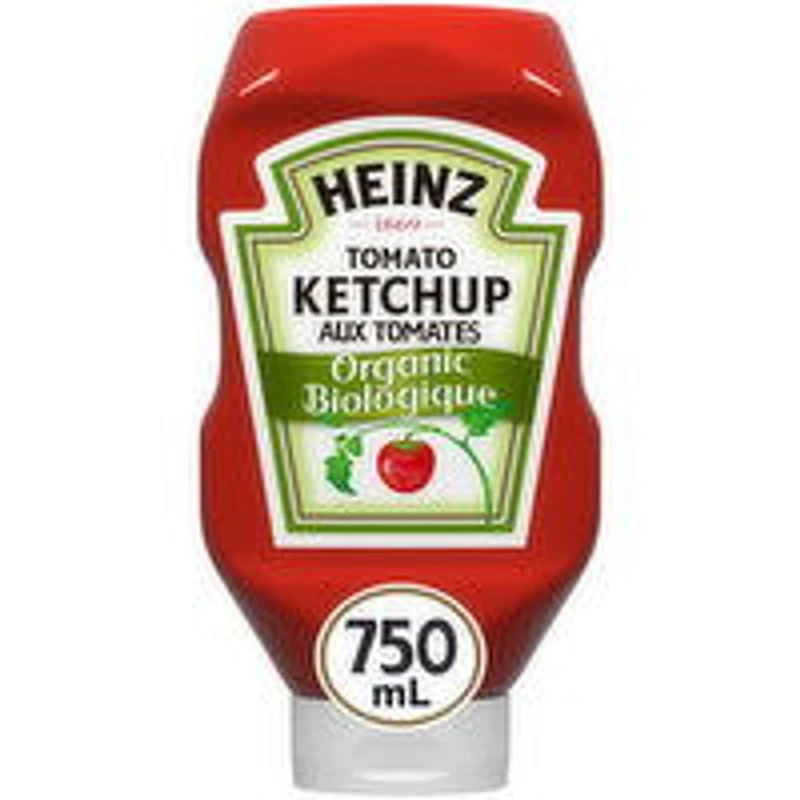 HEINZ - Tomato Ketchup Organic, 750 Millilitre