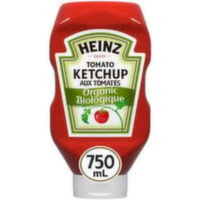 HEINZ - Tomato Ketchup Organic, 750 Millilitre
