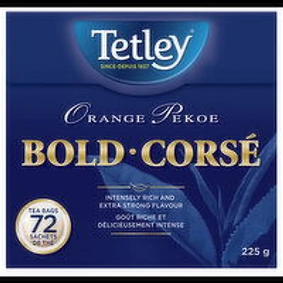 Tetley - Bold Orange Pekoe Tea Bags, 72 Each