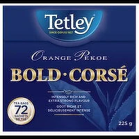 Tetley - Bold Orange Pekoe Tea Bags, 72 Each