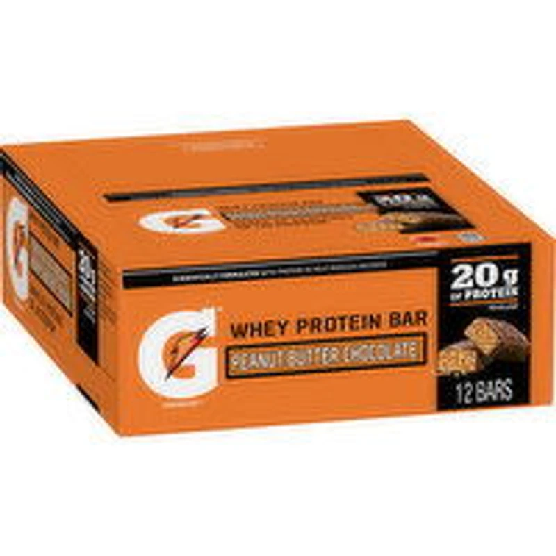 Gatorade - Whey Protein Bar, Peanut Butter Chocolate, 80 Gram