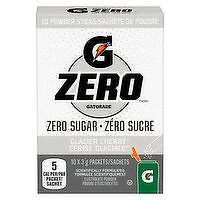 Gatorade - Zero Sugar Glacier Cherry, 10 Each