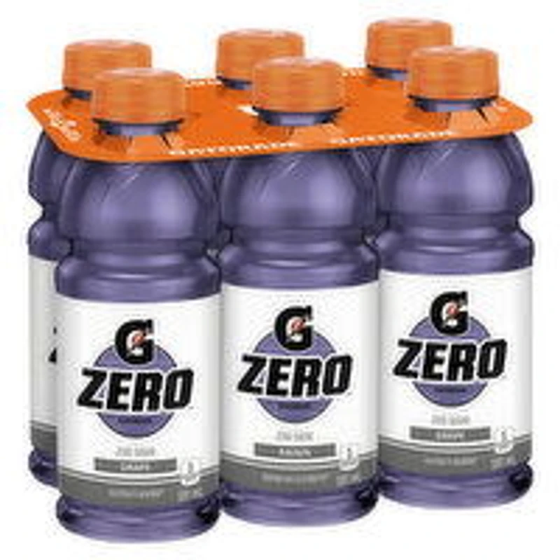 Gatorade - Zero Sugar Grape Sports Drink, 591mL, 6 Each
