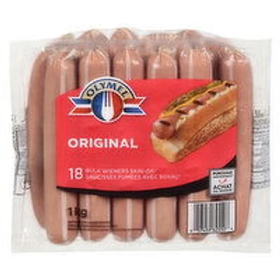 Olymel - Original Wieners, 18 Pack, 1 Kilogram