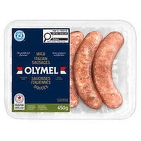 Olymel - Mild Italian Sausages, 450 Gram