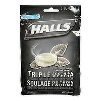 Halls - Triple Soothing Action Cough Drops - Extra Strong Menthol, 30 Pack, 1 Each