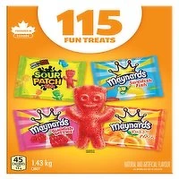 Maynards - Assorted Fun Treats Candy 115 count, 1.43 Kilogram