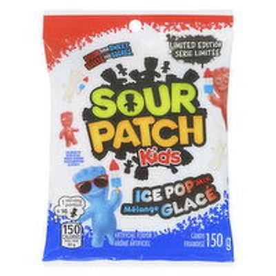 Maynards - Sour Patch Kids Candy, Ice Pop Mix Limited Edition, 150 Gram