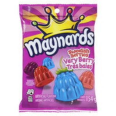 Maynards - Swedish Berries Candy,  Very Berry, 154 Gram