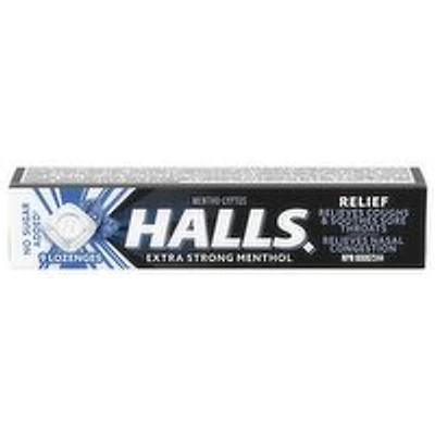 Halls - Cough Lozenges - Extra Strong Menthol NSA, 1 Each