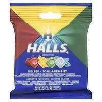 Halls - Cough Lozenges -Assorted Family Pack, 4 Each