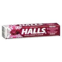 Halls - Cough Lozenges - Black Cherry NSA, 1 Each