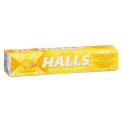 Halls - Cough Lozenges - Honey Lemon, 9 Each