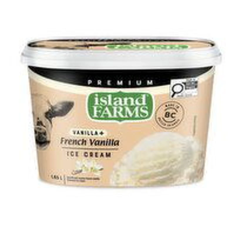 Island Farms - Vanilla Plus Ice Cream - French Vanilla, 1.65 Litre