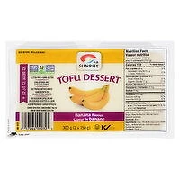 Sunrise - Tofu Dessert , Banana Flavour, 2 Each