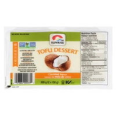 Sunrise - Coconut Flavour Tofu Dessert, 2 Each
